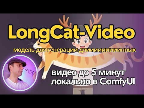 LongCat-video - генерируем длинные видео без деградации качества и цвета локально в ComfyUI LongCat-video - генерируем длинные видео без деградации качества и цвета локально в ComfyUI