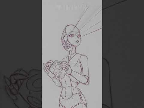 Figure drawing practice in photoshop #art #digitalpaint #animedrawing Roboanime