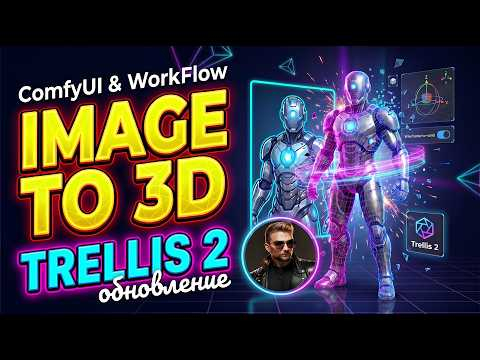 TRELLIS 2 New (Image to 3D model) Workflow и инструкция по установке