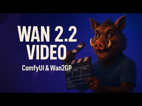 WAN 2.2 Video ComfyUI & Wan2GP