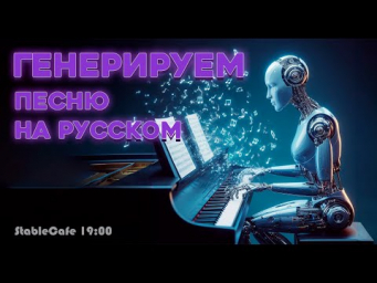 Генерируем песню на русском  музыку  трек