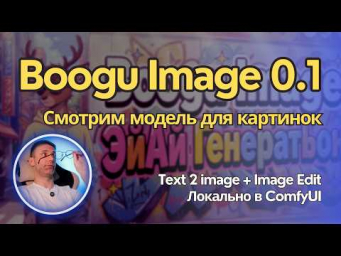 Boogu Image 0.1 - В 2 раза быстрее Z-Image Turbo. Давайте посмотрим. Локально в ComfyUI