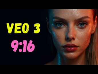 VEO 3 вертикальные видео (9:16) - ДОСТУПНЫ // Новая эра соц сетей и маркетинга