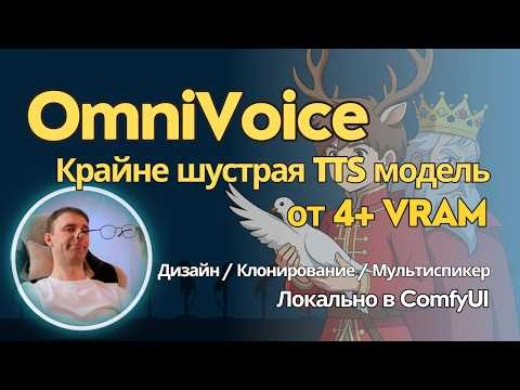 OmniVoice TTS - обзор на модель для генерации из текста в голос. Локально в ComfyUI OmniVoice TTS - обзор на модель для генерации из текста в голос. Локально в ComfyUI