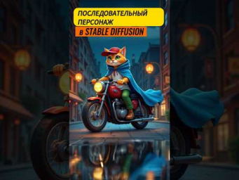 Создаём последовательного персонажа в Stable Diffusion Скоро  #comfyui #automatic #shorts #sd