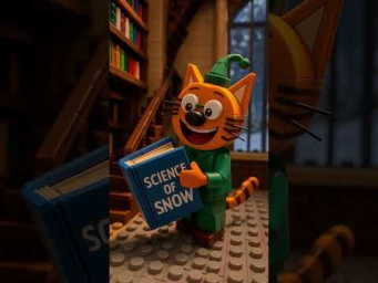 Три кота. Lego 3D#нейросети #нейросеть #фото
