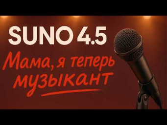 Нейросеть воплощает Музыкальные мечты! Suno 4.5 ПРОРЫВ