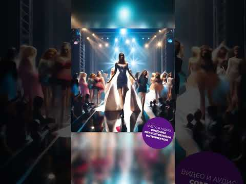 Куклы устроили показ мод #shorts  #aivideoart