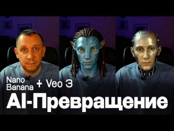 AI-Трансформация СЕБЯ  НОВЫЙ СПОСОБ Nano Banana + Veo 3