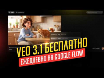 ТЕСТИРУЕМ VEO 3.1 БЕСПЛАТНО на FLOW.