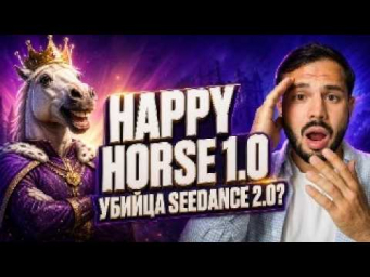 HAPPY HORSE: убийца Seedance 2.0? Новая БЕСПЛАТНАЯ НЕЙРОСЕТЬ для генерации видео