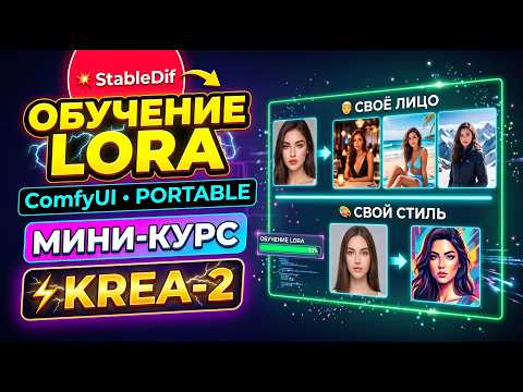 Krea2 Lora Train - мини Курс