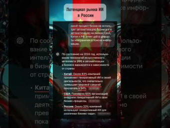 Сколько компаний в России используют ИИ автоматизацию? #openai #prideaibot #автоматизациябизнеса