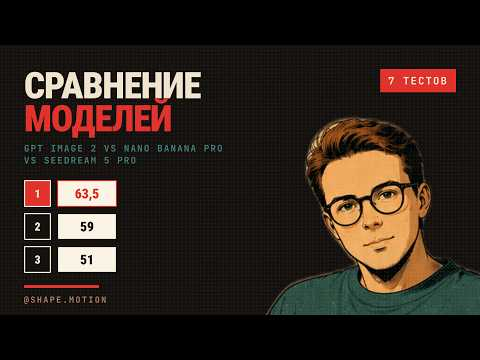 СРАВНИЛ GPT Image 2, Nano Banana Pro и Seedream 5.0 - ВОТ КТО ВЫИГРАЛ