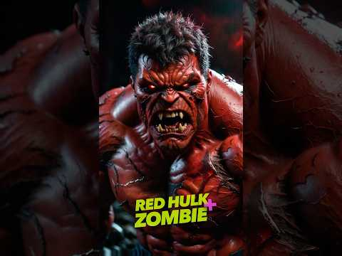 Громовержец+Зомби=??? #redhulk #marvel #dc