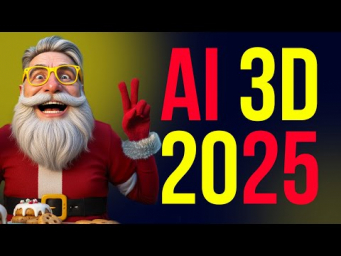 AI 3D. Полное управление генерацией изображений и видео в 2025 году. Персонаж, окружение, текстуры