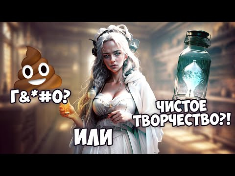 Нейросети это г**но или чистое творчество?! Сможем ли мы нажать на кнопку &laquo;Сделать ох***но&raquo;?