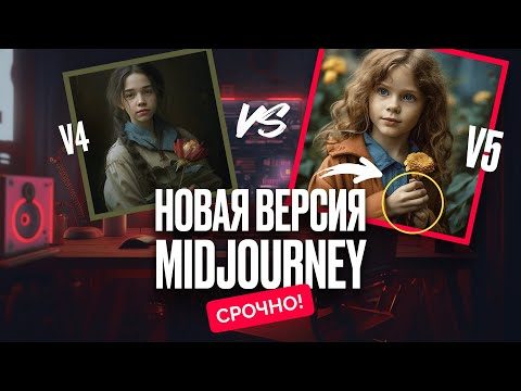 НОВАЯ ВЕРСИЯ MIDJOURNEY V5. Наконец то нормальные руки и лица?!