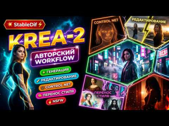 KREA2 text 2 image, Edit, Controlnet, style transfer
