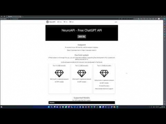 Получение API ключа NeuroAPI и установка его в NeuroGPT и онлайн чат.