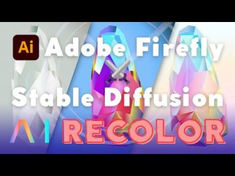 Generative Recolor: Adobe Firefly против Stable Diffusion в ComfyUI  Как создать кристалл времени