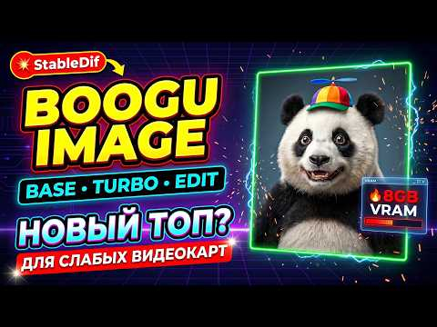 Boogu Image & Edit - быстрая, Low VRAM, качество на уровне