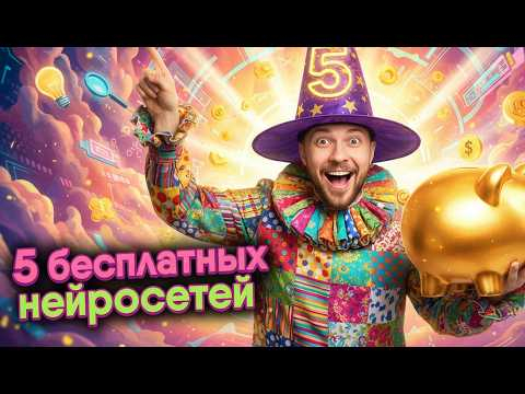 ПЯТЬ реально бесплатных нейросетей для генерации видео и изображений!