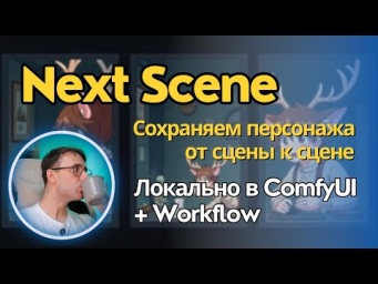 Next Scene - как сохранить персонажа и атмосферу кадра от сцены к сцене. Локально для ComfyUI.