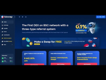 BISWAP Новая монета BSW сегодня цена 2,3$ + кран раздающий монету (предложение ограничено)