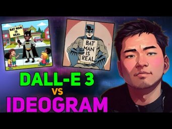 Dall-e 3 против Ideogram. Генерация текста на изображениях!
