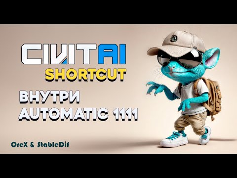 Civitai Shortcut  внутри Automatic1111