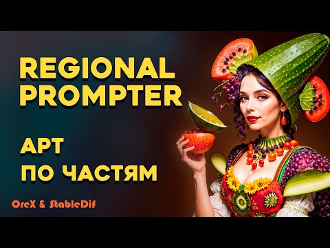 Regional Prompter  Делим prompt на части